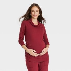 Pullover Maternity Sweatshirt - Isabel Maternity By Ingrid amp Isabel Red Xxl Target at Target