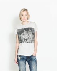 Punk Design Tshirt at Zara