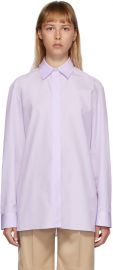 Purple Big Sisea Shirt at Ssense