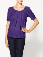 Purple Joie blouse worn by Robin on HIMYM at Piperlime