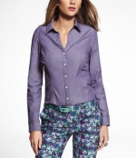 Purple button up top from Express at Express