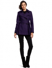 Purple coat by Via Spiga at Amazon