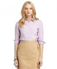 Purple dot shirt at Brooks Brothers