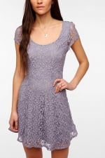 Purple lace dress at Urban Outfitters at Urban Outfitters