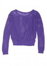 Purple mesh pullover from Delias at Delias