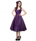 Purple regionals dress on Glee at Unique Vintage