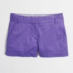 Purple shorts at J Crew at J. Crew