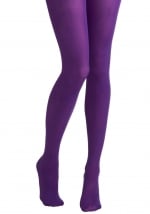 Purple tights like Carries at Modcloth