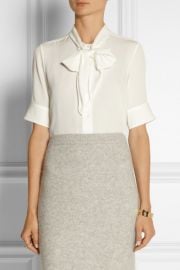 Pussy Bow Blouse by Marc Jacobs at Net A Porter