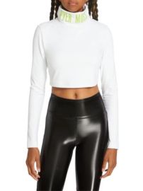 Pyer Moss x Reebok Logo Turtleneck Crop Top on SALE at Saks Off 5th