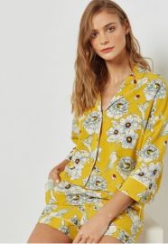 Pyjama Style Shirt by Topshop at Topshop