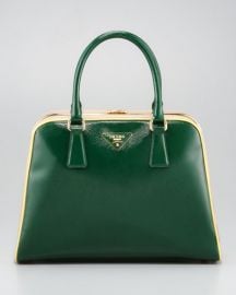 Pyramid Frame Bag by Prada at Neiman Marcus