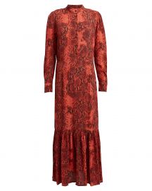 Python-Printed Monroe Crepe Dress at Intermix