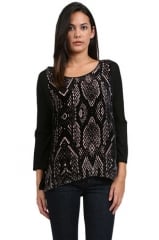 Python print blouse by Rebecca Taylor at Couture Candy