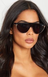 Quay Aus Black X Elle Ferguson Sunglass  PrettyLittleThing USA at Pretty Little Thing