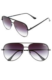 Quay Australia High Key 62mm Oversize Aviator Sunglasses at Nordstrom