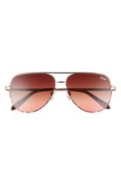 Quay High Key Mini 51mm Aviator Sunglasses at Nordstrom