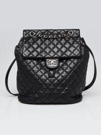 Quilted Leather Backpack by Chanel at Chanel