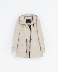 Quilted Parka at Zara