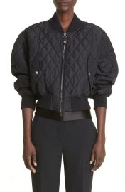 Quilted Recycled Polyester Bomber Jacket at Nordstrom