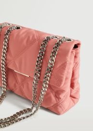 Quilted chain bag -  Women   USA at MANGO