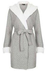 Quilted robe at Topshop