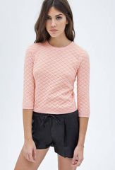 Quilted sweater at Forever 21