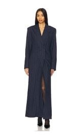 Quinn Fitted Maxi Blazer Coat at Revolve