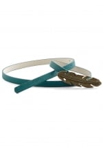 Quinn's blue feather belt on Glee at Modcloth