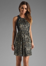 Quinn's sequin dress at Revolve