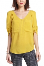 Quinns yellow top from Anthropologie at Anthropologie