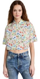 R13 Cropped Floral Shirt at Shopbop