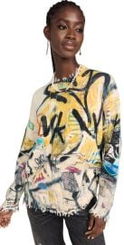 R13 Crosby Grand and Howard Graffiti Oversized Sweater at Shopbop