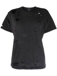 R13 Destroyed crew-neck T-shirt - at Farfetch