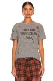 R13 F U Ripped Boy Tee at Forward