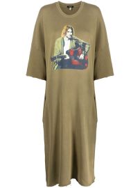 R13 Kurt Cobain Print T-shirt Dress - at Farfetch