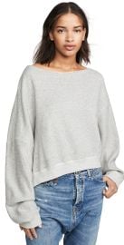 R13 Off Shoulder Patti Sweatshirt at Shopbop