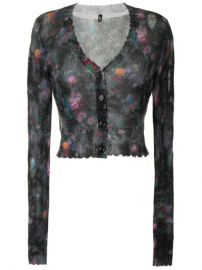 R13 floral-print Cardigan - Farfetch at Farfetch