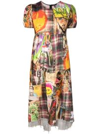 R13 graffiti-print Cotton Dress - at Farfetch