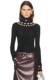 RABANNE Turtleneck in Black FWRD at FWRD