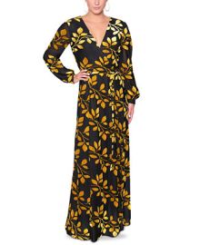 RACHEL Rachel Roy Christian Siriano New York V-Neck Floral-Print Maxi Dress  Reviews - Dresses - Women - Macys at Macys