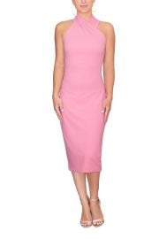 RACHEL Rachel Roy Harland Crossover Halter Midi Dress at Nordstrom