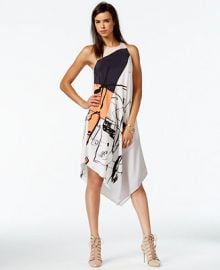 RACHEL Rachel Roy Printed Handkerchief Dress at Macys