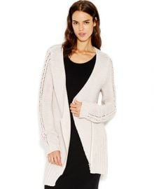 RACHEL Rachel Roy Waffle-Knit Shawl Collar Cardigan at Macys