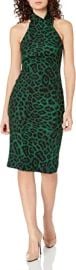 RACHEL Rachel Roy Women39s Animal Printed Halter Harland Dress at Womens Clothing store at Amazon