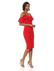 RACHEL Rachel Roy Womens Marcella Midi Dress at Amazon