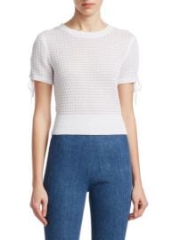 RAG  BONE - IONA TIE SLEEVE TEE at Saks Fifth Avenue