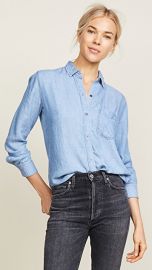 RAILS Ingrid Raw Button Down Shirt at Shopbop