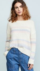 WornOnTV Hannah s pastel striped sweater on The Bachelorette Hannah Brown Clothes and Wardrobe from TV