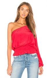 RAMY BROOK Janey Top in Bright Red from Revolve com at Revolve